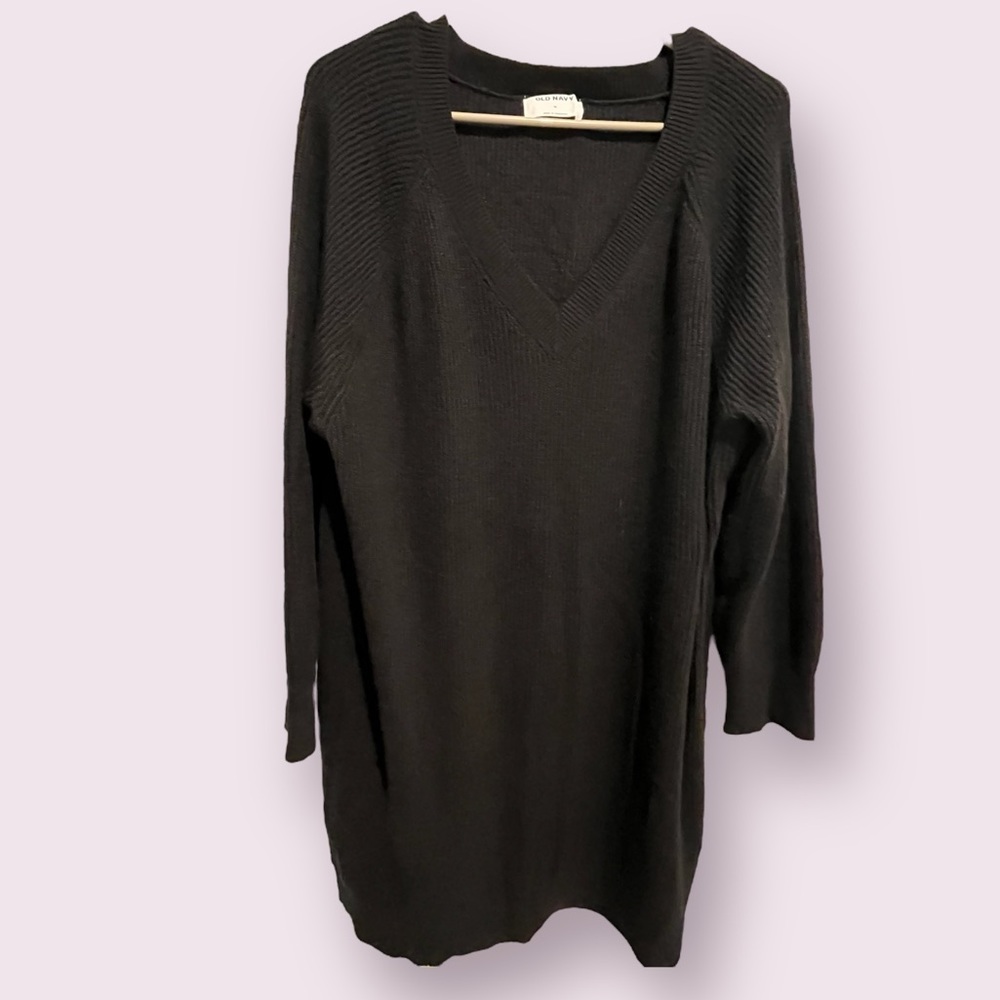 Black sweater dress XL